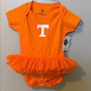 Tennessee Baby Onesie with Tutu and Logo